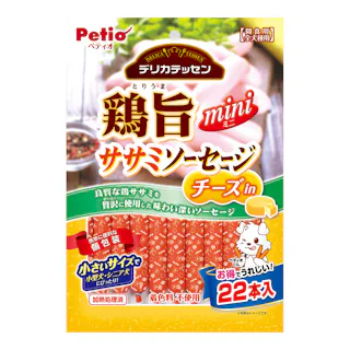 デリカテッセン 鶏旨 ミニ ササミソーセージ チーズin 22本入
