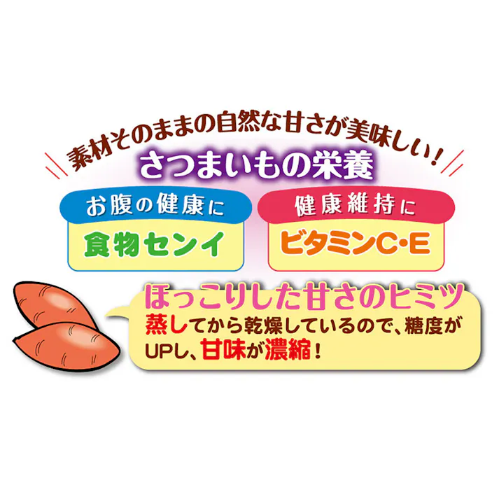 素材そのまま さつまいもスティックタイプ 150g