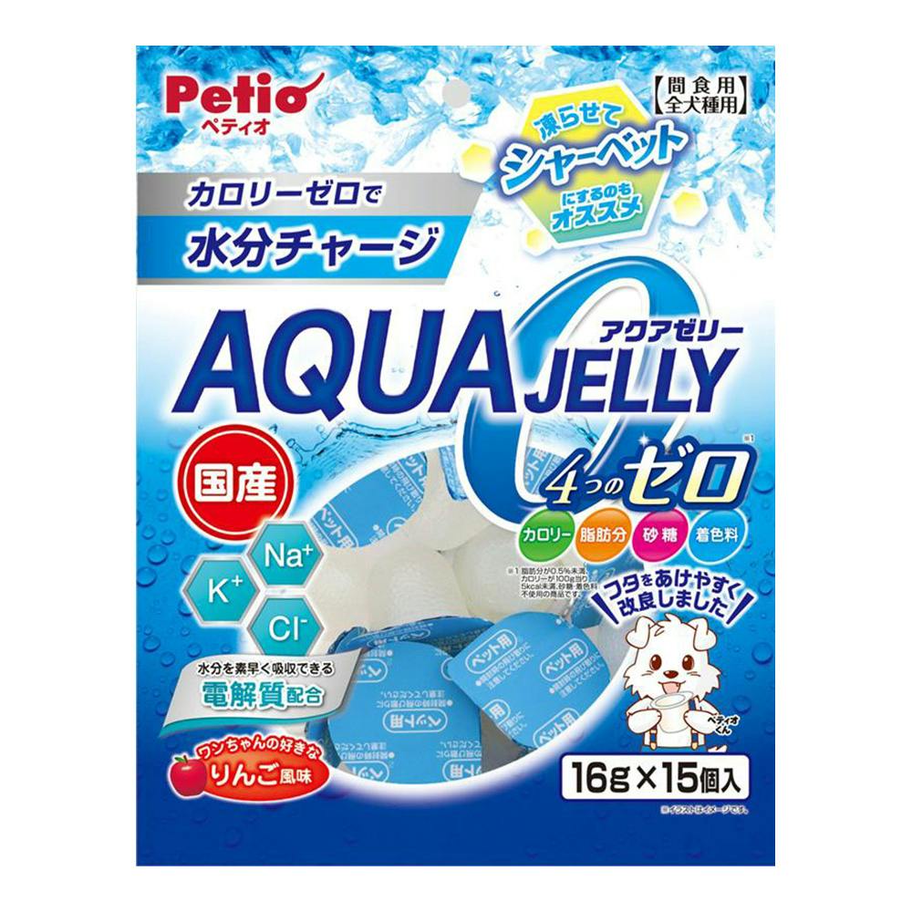 アクアゼリー 4つのゼロ リンゴ風味 15個入