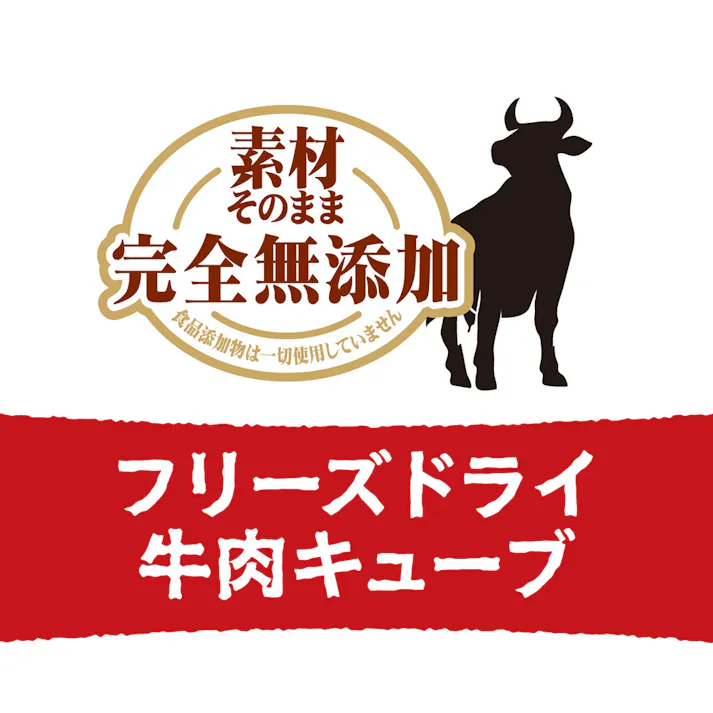 素材そのまま フリーズドライ牛肉キューブ
