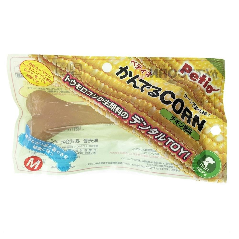 かんでるCORN チキン風味M 中型犬用 | ペット用品（犬