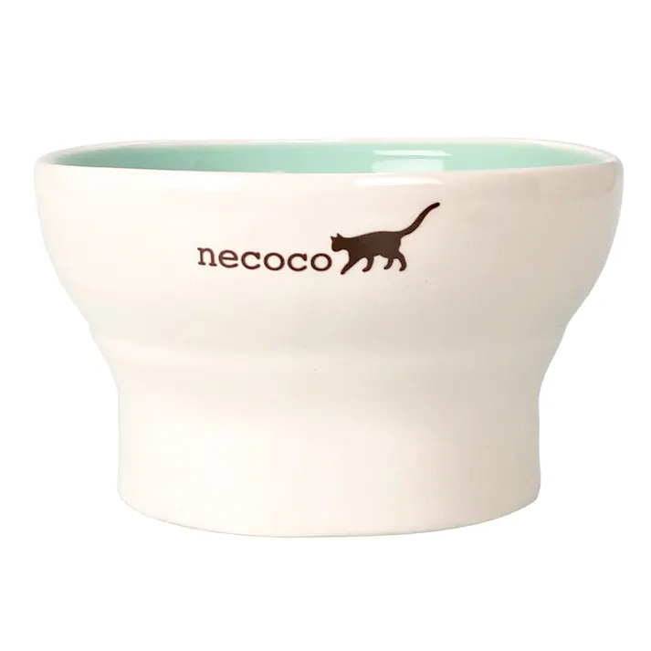 NECOCO脚付き陶器食器 ウェットフード向き