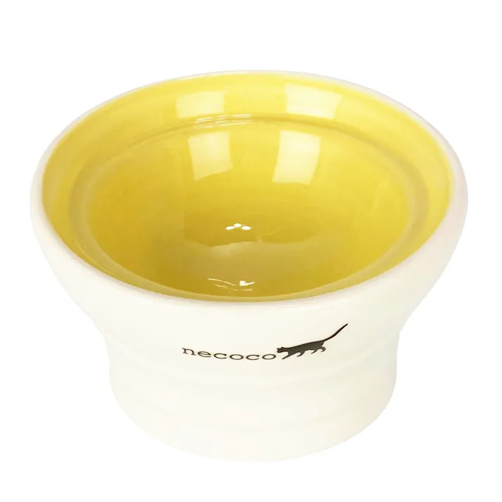 NECOCO脚付き陶器食器 ドライフード向き