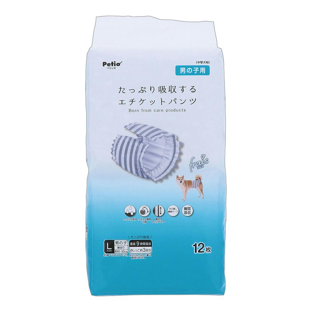 エチケットパンツ 男の子用 L フレス 12枚