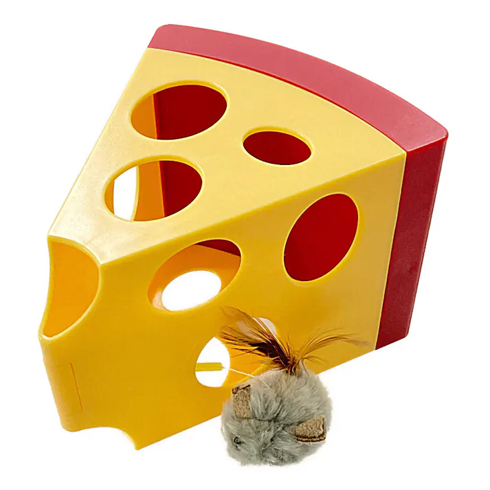 猫用おもちゃ ワイルドマウス カサコソチーズどろぼう