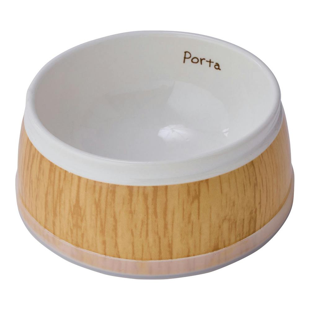 犬用食器 Porta 木目調食器 M ペット食器 犬用食器 Porta 木目調食器 M ペット食器