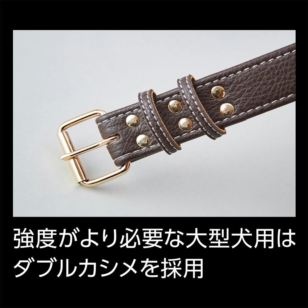 Portaクラシックソフトレザーカラー 24ブラウン | ペット用品（犬