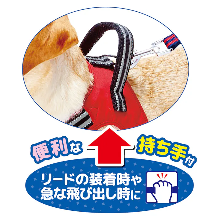 ペティオ ラブハーネス S ブルー
