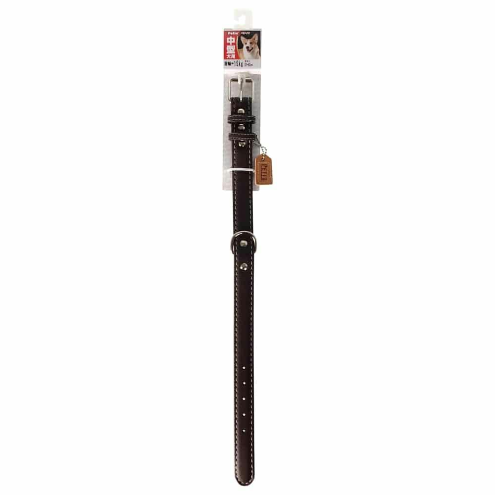 ペティオ BLプレーン平首輪 24mm ブラウン