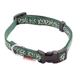 ペティオ 犬雅 唐草カラー M グリーン