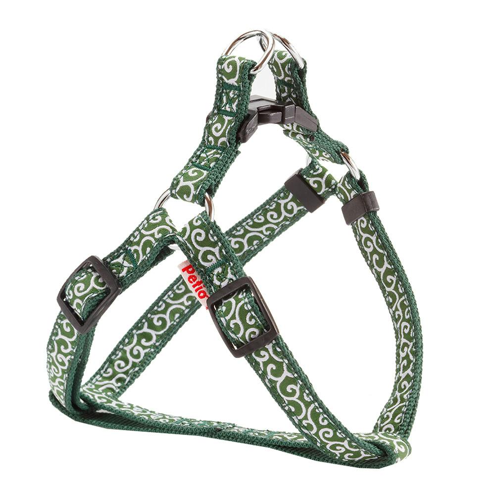 ペティオ 犬雅 唐草ハーネス M グリーン ハーネス(犬用) ペティオ 犬雅 唐草ハーネス M グリーン ハーネス(犬用)
