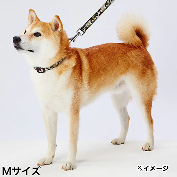 犬用エシカル迷彩カラー M ブラック