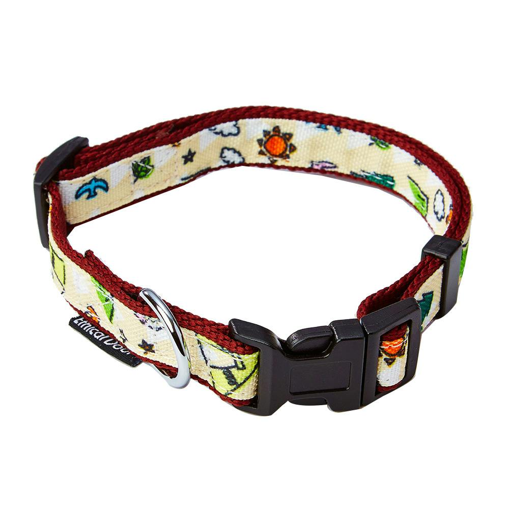 犬用 エシカルドア キャンプカラー M クリーム