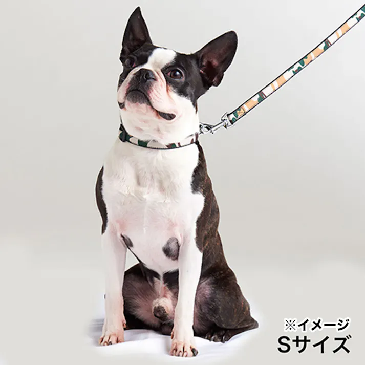 犬用エシカル迷彩リード S ブラック