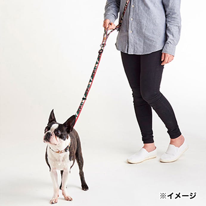 犬用エシカル迷彩ショルダーリード レッド