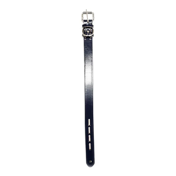 犬用首輪 ベーシックレザーカラー 30mm ブルー