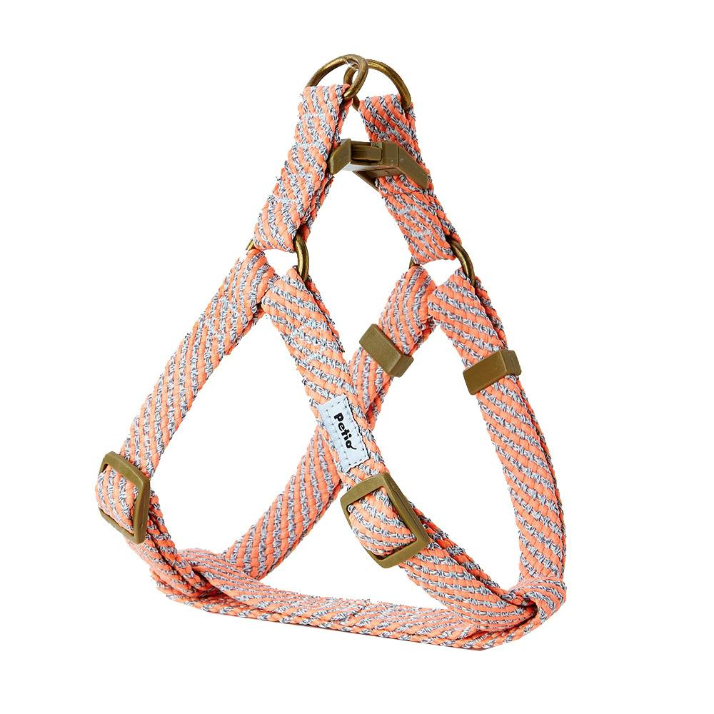 犬用胴輪 フラッシュソフトハーネス S ピンク