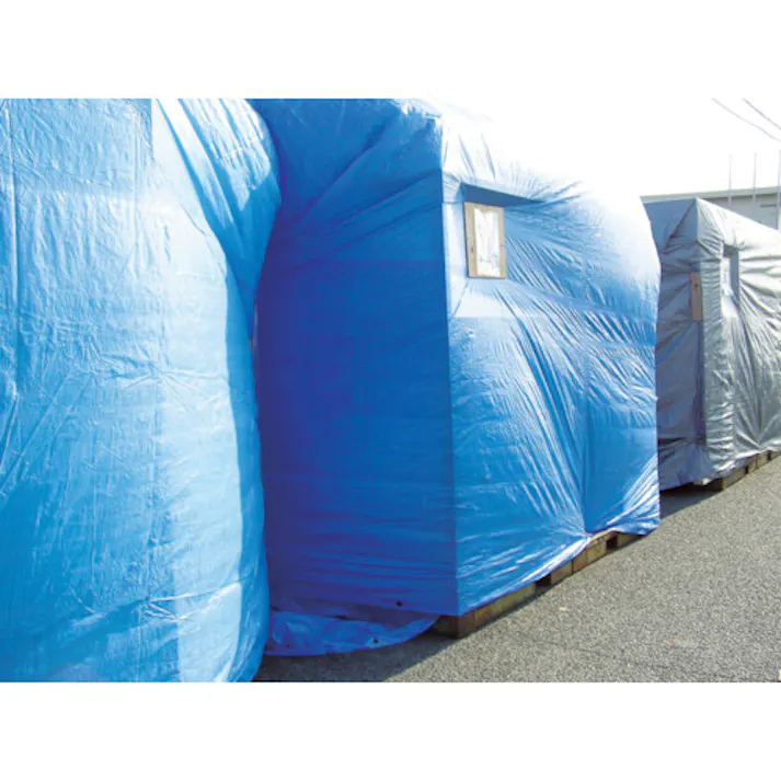 【CAINZ-DASH】ユタカメイク シート #3000ブルーシート大畳み 5.4m×7.2m (5枚入) PBZ-L14【別送品】