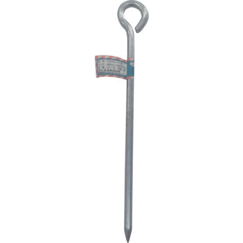 ユタカメイク 金具 打込カンアイ型 8φ×250mm KG-16 ロープ止め金具 ユタカメイク 金具 打込カンアイ型 8φ×250mm KG-16 ロープ止め金具
