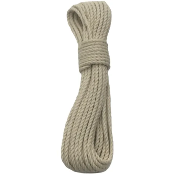 【CAINZ-DASH】ユタカメイク ロープ 綿ロープ3ツ打 4φ×10m A-59【別送品】