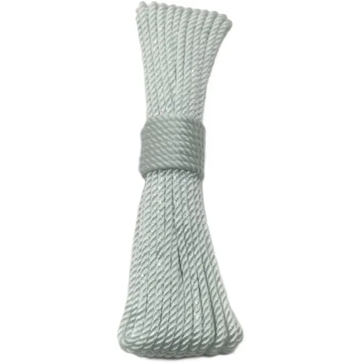 【CAINZ-DASH】ユタカメイク ロープ ナイロンロープ3ツ打 4φ×10m A-71【別送品】