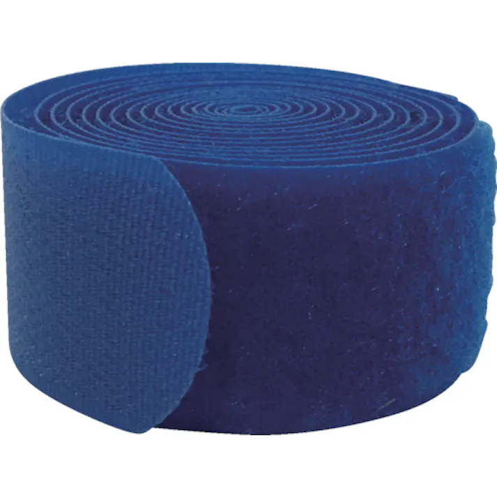 【CAINZ-DASH】ユタカメイク マジックテープ マジックストラップL 25mm×110cm ブルー G-45【別送品】