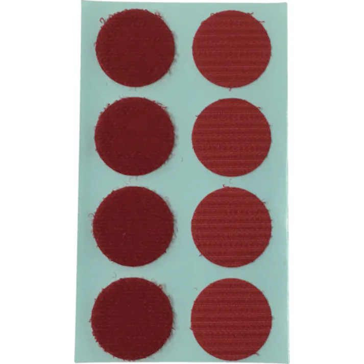 【CAINZ-DASH】ユタカメイク マジックテープ ワンタッチ 22φ 8コ入り レッド G73【別送品】