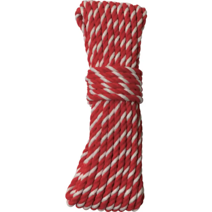 【CAINZ-DASH】ユタカメイク ロープ アクリルロープ 6φ×10m コウハク A-86【別送品】