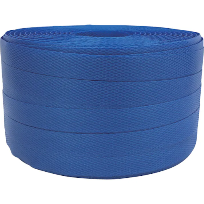 【CAINZ-DASH】ユタカメイク 梱包用品 PPバンド 15.5mm×200m ブルー L-203【別送品】