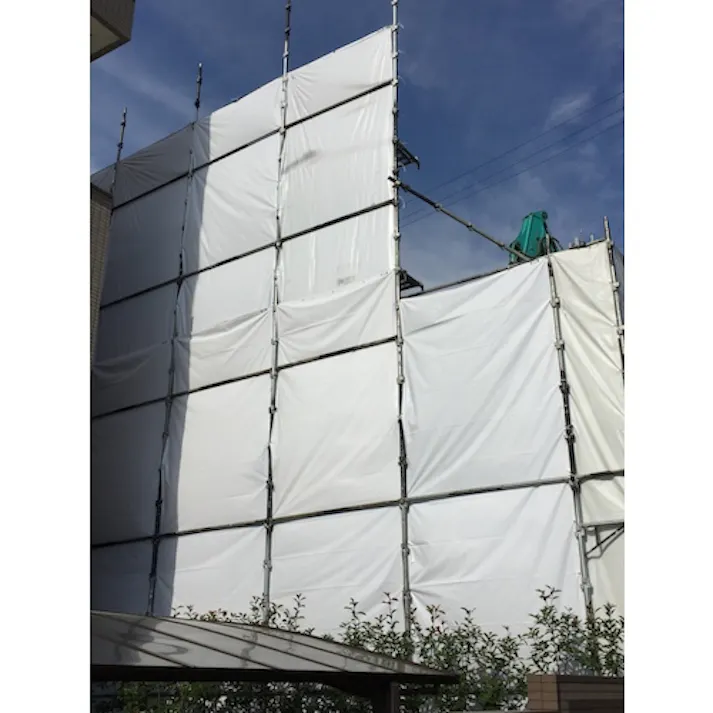 【CAINZ-DASH】ユタカメイク シート 白防炎シートコンパクト 3.6m×5.4m B-33【別送品】