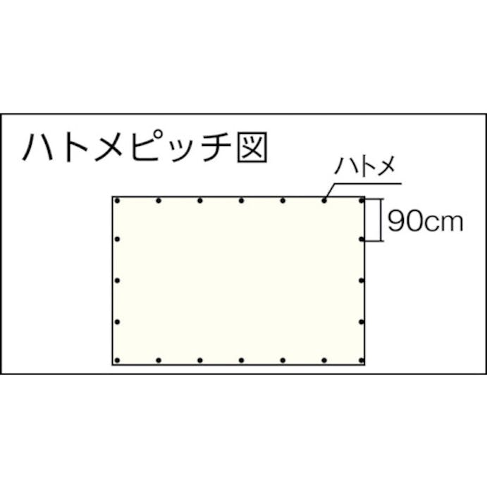 【CAINZ-DASH】ユタカメイク シート　＃３０００オレンジシート　１．８ｍ×２．７ｍ　オレンジ OS-02【別送品】