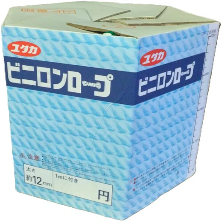 【CAINZ-DASH】ユタカメイク ビニロンメーターパックロープ 12mm×200m VMP-12【別送品】