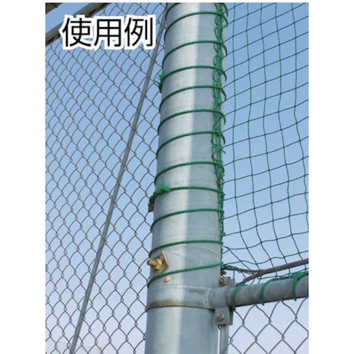 【CAINZ-DASH】ユタカメイク ロープ　ＰＥロープ巻物　６φ×２００ｍ　グリーン PE-103【別送品】