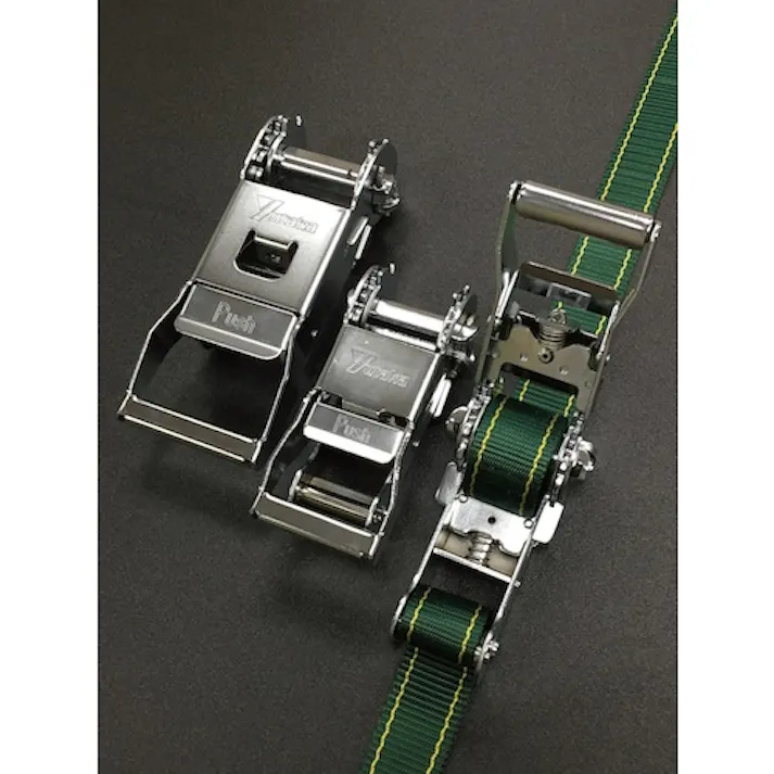 【CAINZ-DASH】ユタカメイク ベルト荷締機コブラ 35mm×4.5m×1m シボリ縫製 V35-R【別送品】