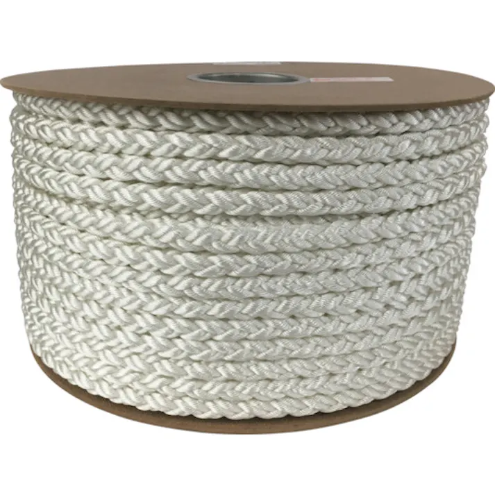 【CAINZ-DASH】ユタカメイク ポリエステルクロス係留ドラム巻 9φ×150m 白 PRD-5【別送品】