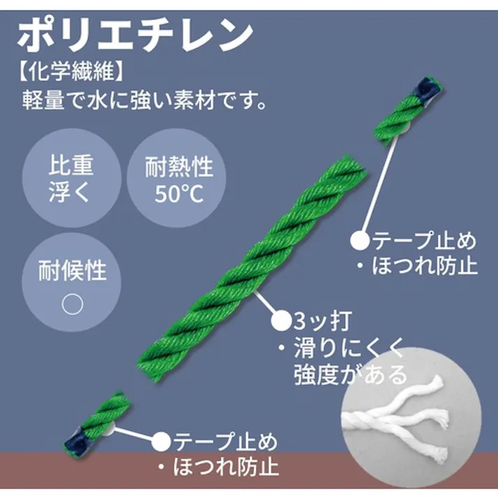 【CAINZ-DASH】ユタカメイク PEカラーロープドラム巻 12φ×100m PRE-63【別送品】