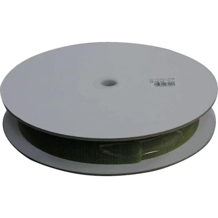 【CAINZ-DASH】ユタカメイク ベルト ナイロン平ベルトドラム巻 アーミー 1.5t×38mm×25m PFAE-314【別送品】