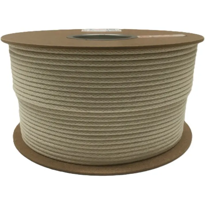 【CAINZ-DASH】ユタカメイク 綿金剛打ロープドラム巻 5mm×200m PRCX-5200【別送品】