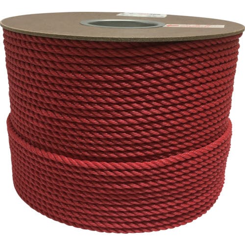 ユタカメイク ポリエチレンロープドラム巻 6mm×200m レッド PRE-101 ロープ(ポリエチレン) ユタカメイク ポリエチレンロープドラム巻 6mm×200m レッド PRE-101 ロープ(ポリエチレン)