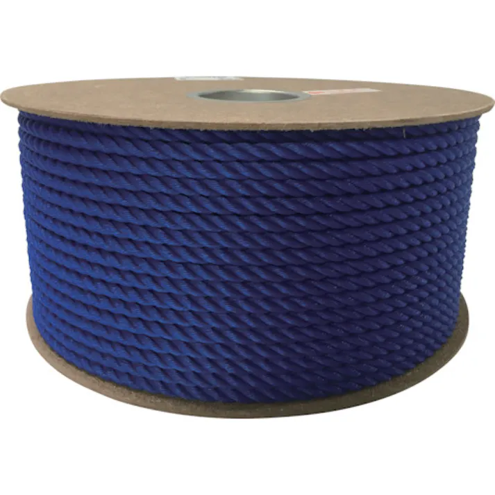 【CAINZ-DASH】ユタカメイク ポリエチレンロープドラム巻 9mm×150m ブルー PRE-52【別送品】