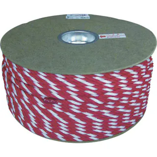 【CAINZ-DASH】ユタカメイク ポリエチレンロープドラム巻 9mm×150m コウハク PRE-55【別送品】