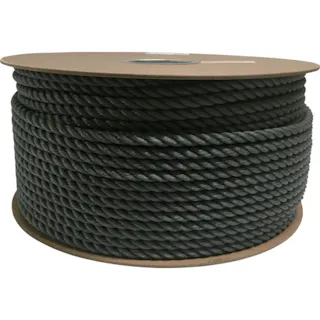 【CAINZ-DASH】ユタカメイク ポリエチレンロープドラム巻 9mm×150m グレー PRE-58【別送品】