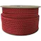 【CAINZ-DASH】ユタカメイク ポリエチレンロープドラム巻 12mm×100m レッド PRE-61【別送品】