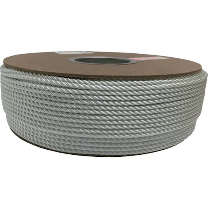 【CAINZ-DASH】ユタカメイク ナイロン3打ロープドラム巻 4mm×200m PRJ-8【別送品】