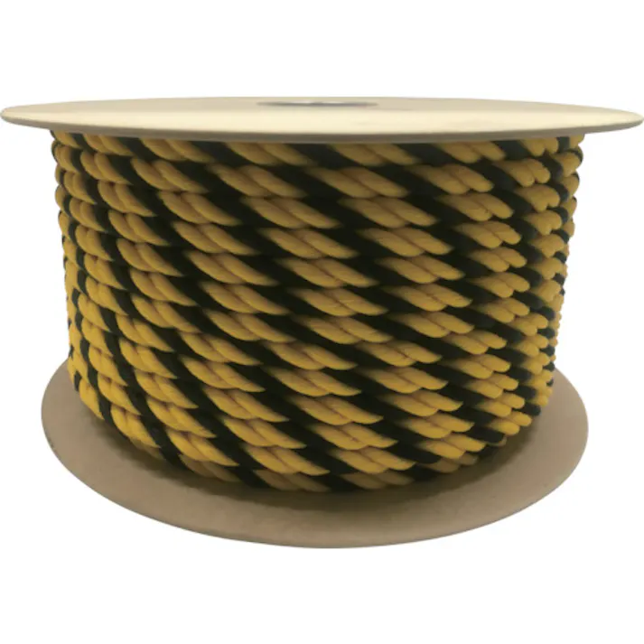 【CAINZ-DASH】ユタカメイク 標識ロープドラム巻 16mm×100m PRY-16【別送品】