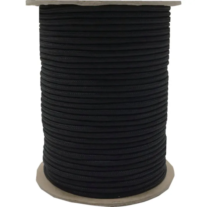 【CAINZ-DASH】ユタカメイク 強力カラーコード 4mm×100m(黒) PSCC-411【別送品】