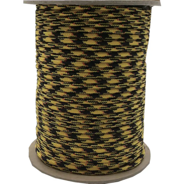 【CAINZ-DASH】ユタカメイク 強力カラーコード 4mm×100m(黄/黒) PSCC-413【別送品】