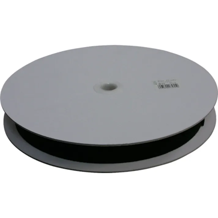 【CAINZ-DASH】ユタカメイク 平ベルトアクリルカラー 30mm×25m ブラック PAB-312【別送品】