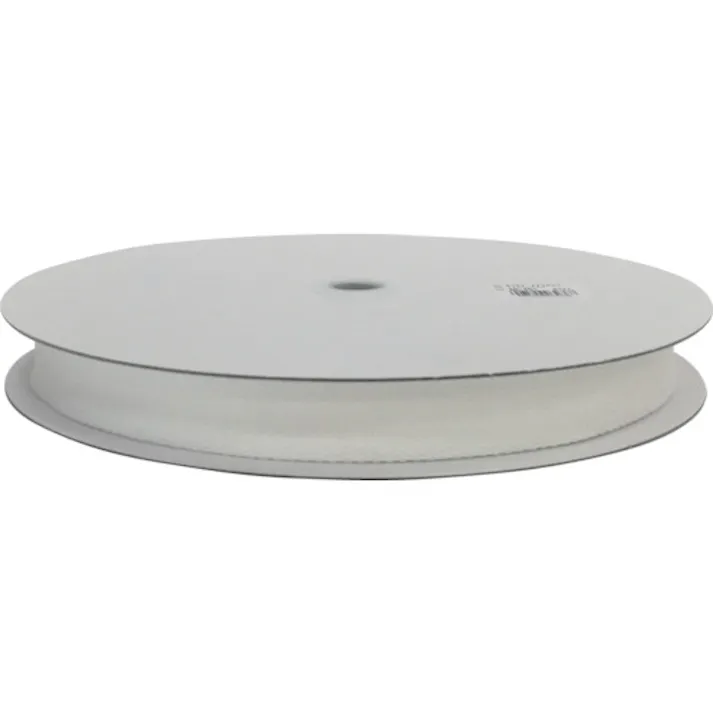 【CAINZ-DASH】ユタカメイク 平ベルトアクリルカラー 25mm×25m ホワイト PAD-301【別送品】