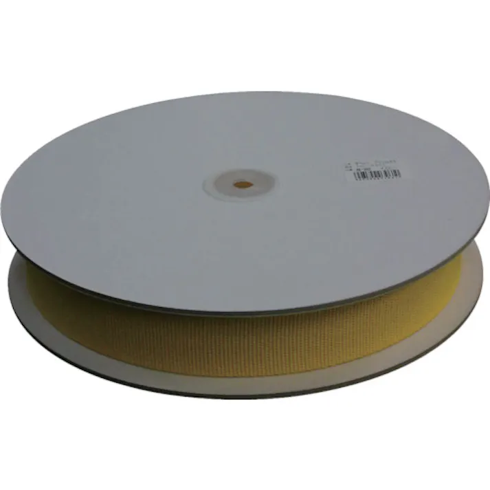 【CAINZ-DASH】ユタカメイク 平ベルトアクリルカラー 38mm×25m イエロー PAE-302【別送品】